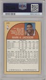 Mark Jackson from the 1990-91 NBA Hoops set graded by PSA and given an overall grade of 9.