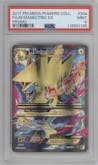M Manectric ex from the 2017 Pokemon XY set featuring a Mega Powers Collection parallel graded by PSA and given an overall grade of 9.