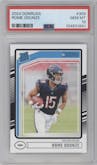 Rome Odunze from the 2024 Donruss set graded by PSA and given an overall grade of 10.