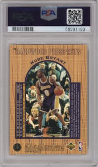Kobe Bryant from the 1996-97 Upper Deck UD3 set graded by PSA and given an overall grade of 10.