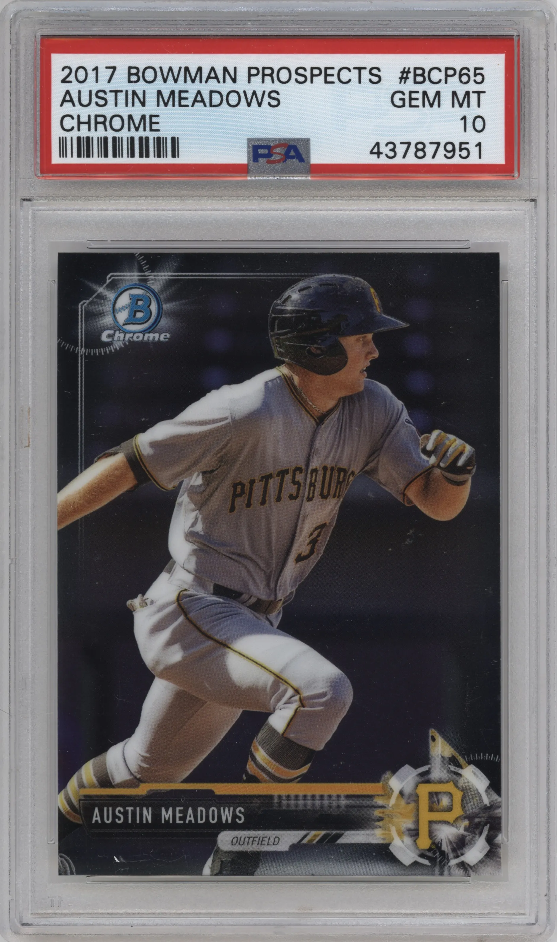 2017 Bowman Chr.Pros. Austin Meadows PSA 10
