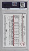 Elly De La Cruz from the 2024 Topps Chrome set featuring a X-Fractor parallel graded by PSA and given an overall grade of 10.