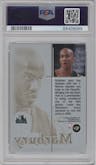 Stephon Marbury from the 1998-99 SkyBox Molten Metal set graded by PSA and given an overall grade of 8.