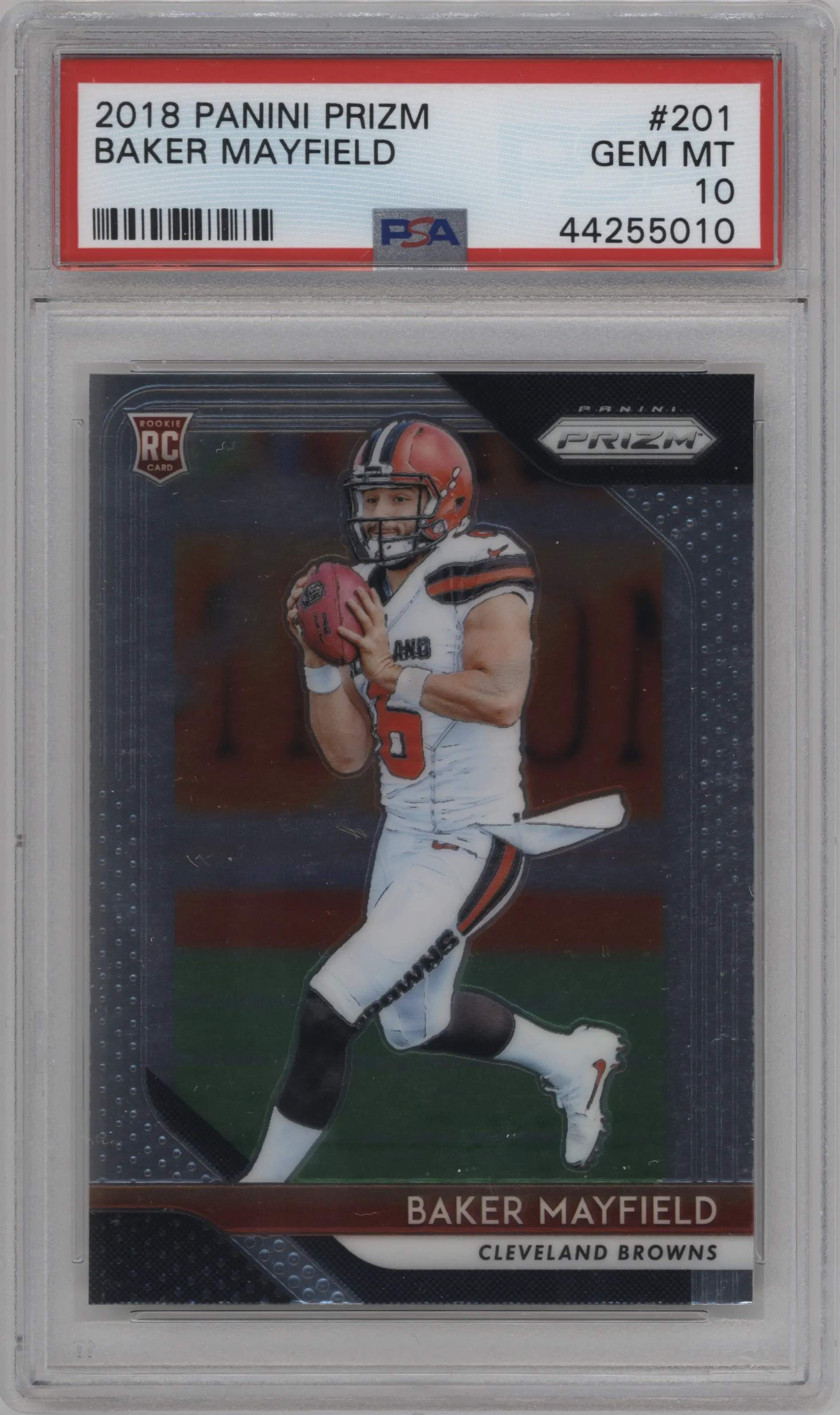 2018 Panini Prizm Baker Mayfield PSA 10