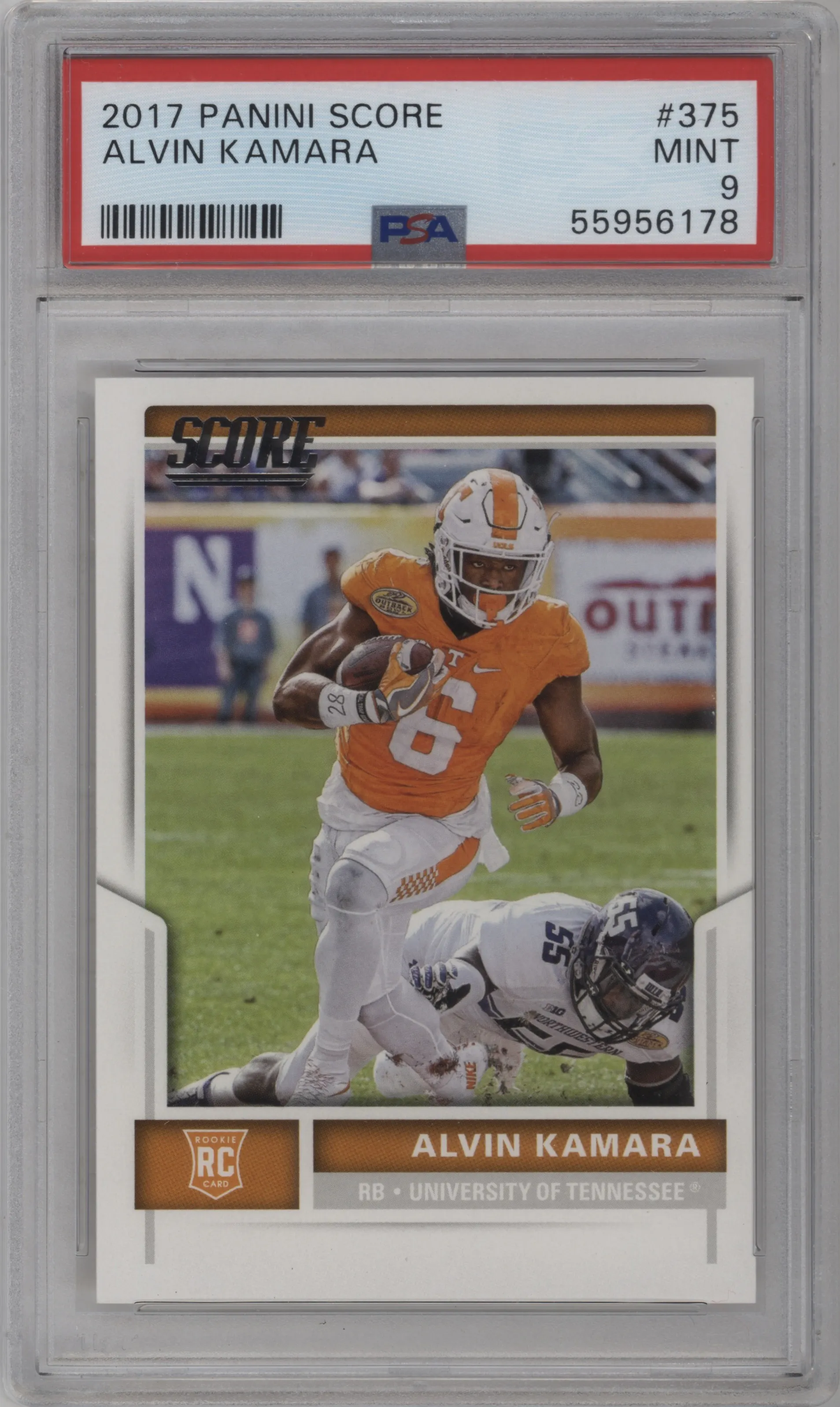 2017 Panini Score Alvin Kamara PSA 9
