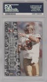 Steve Young from the 1999 SkyBox Metal Universe set graded by PSA and given an overall grade of 10.