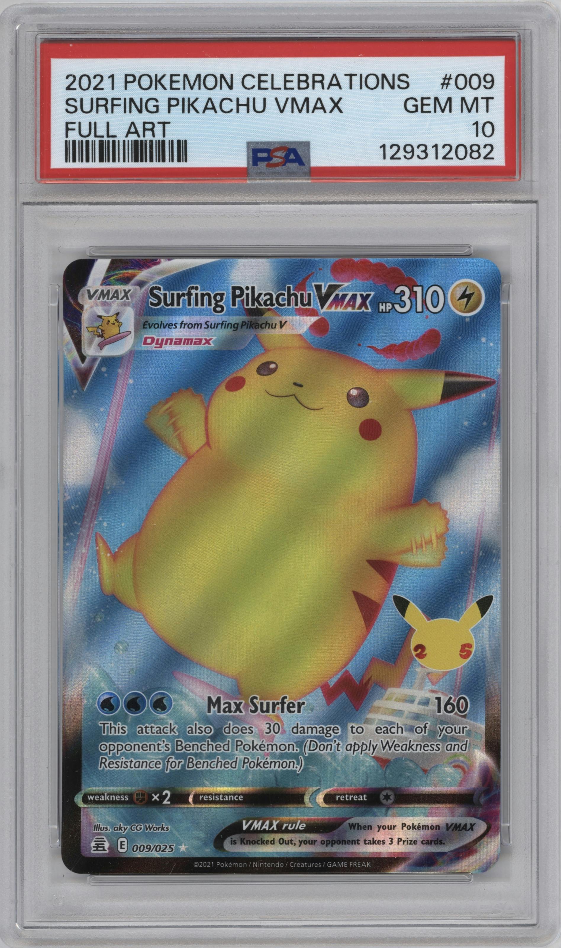 Surfing Pikachu VMAX