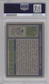 John Riggins from the 1972 Topps set graded by PSA and given an overall grade of 8.