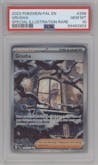 Grusha from the 2023 Pokemon SV set graded by PSA and given an overall grade of 10.