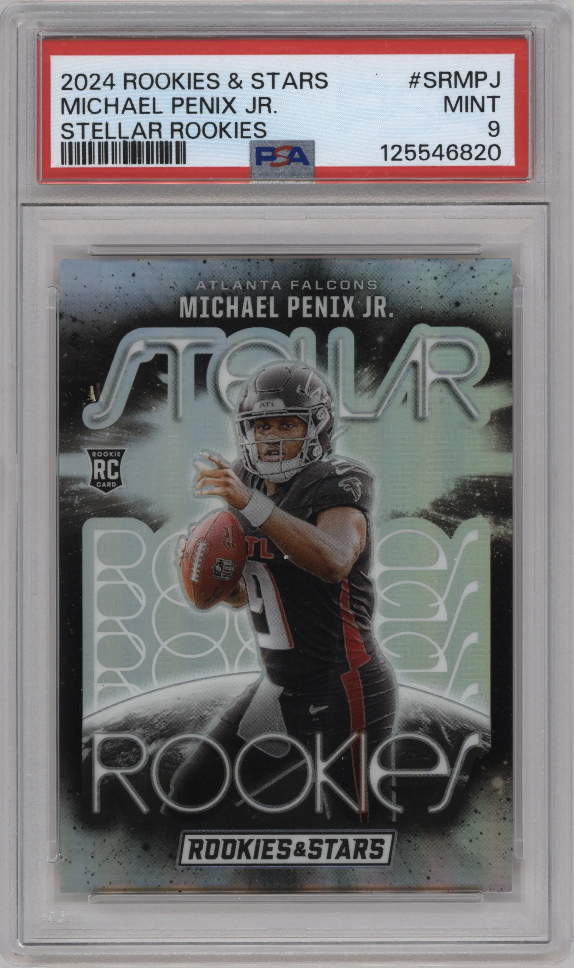 2024 Panini Rookies & Stars Stellar Rke. Michael Penix Jr. PSA 9