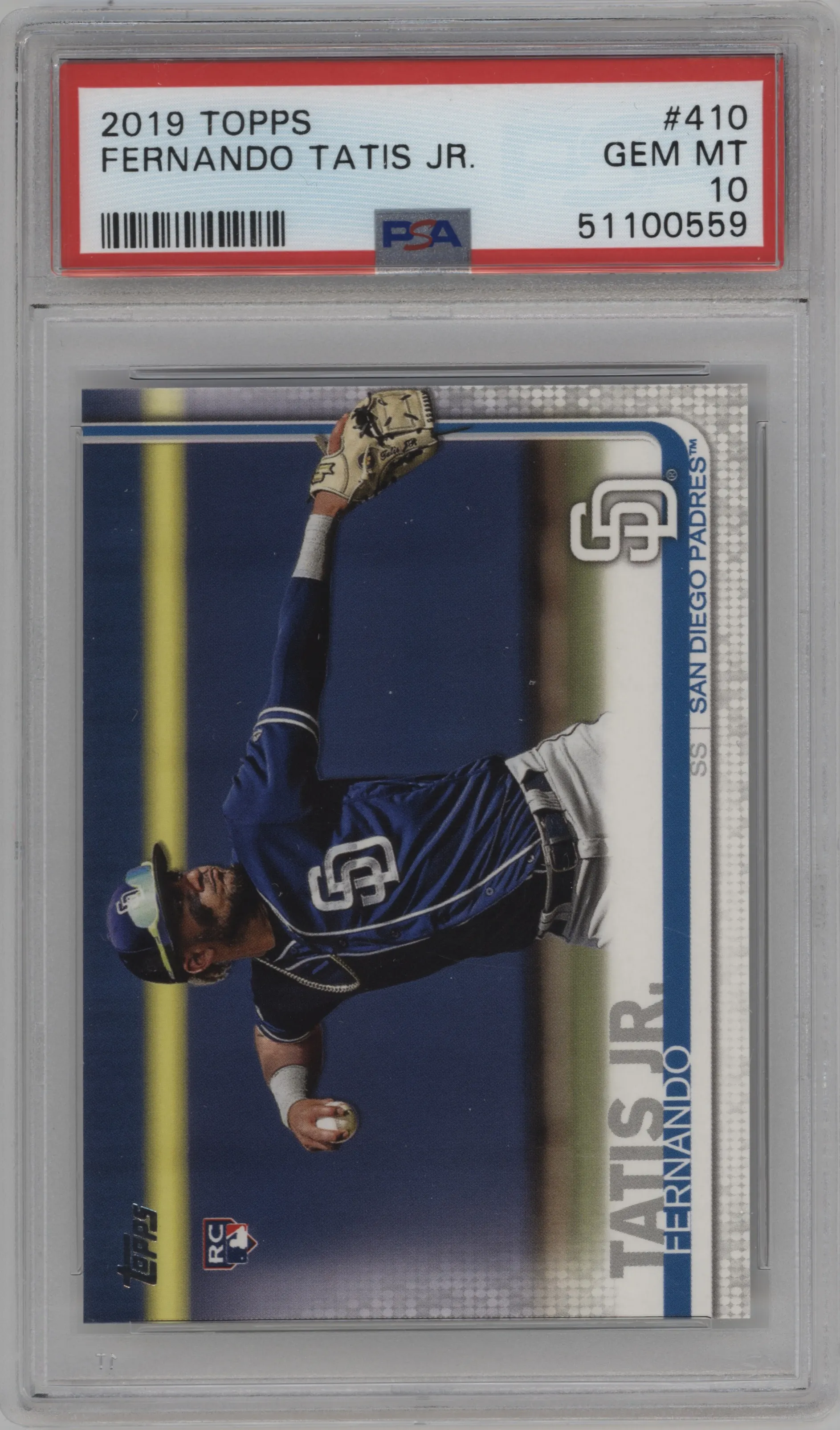 2019 Topps Series 2 Fernando Tatis Jr. PSA 10
