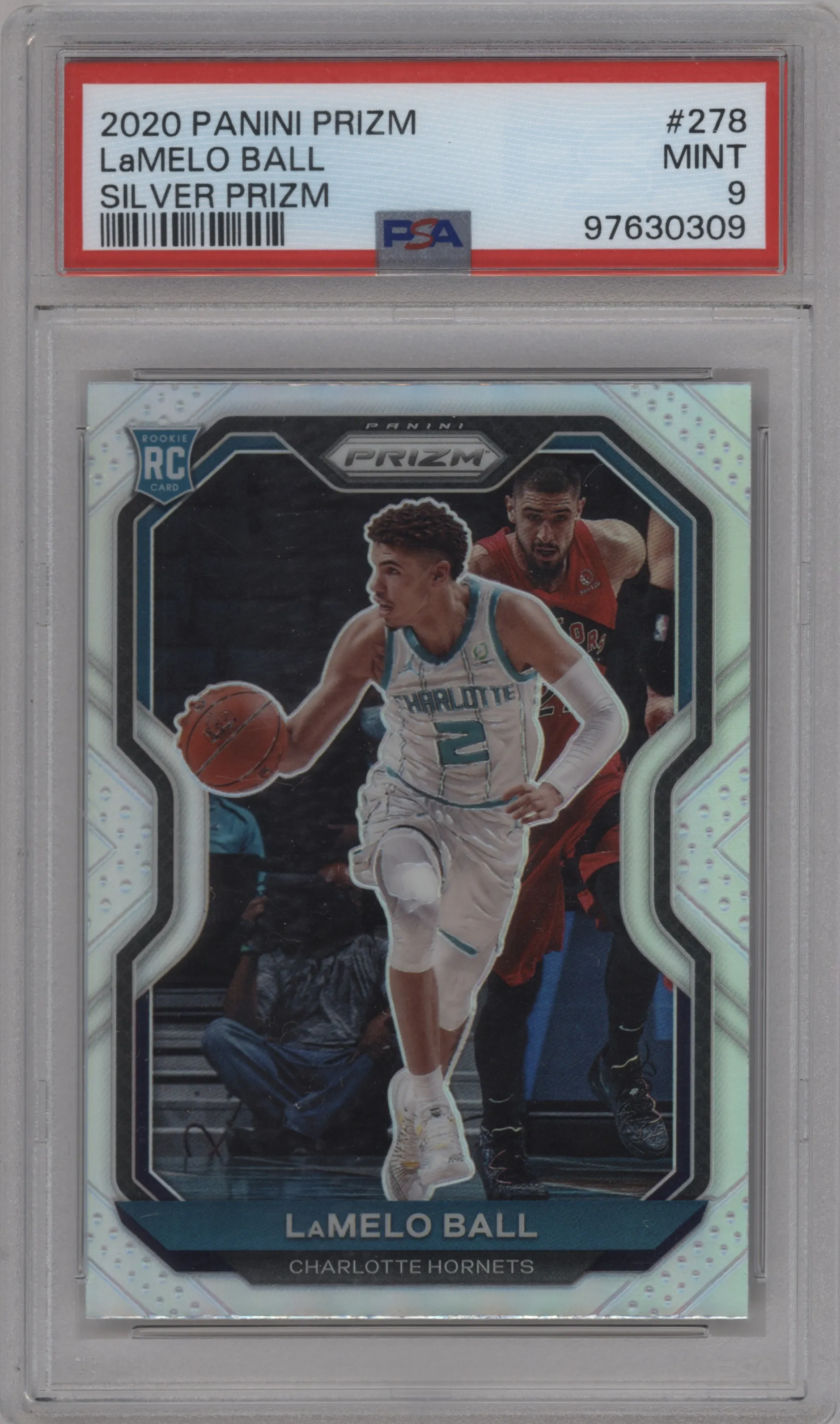 2020 Panini Prizm LaMelo Ball Silver Prizm PSA 9