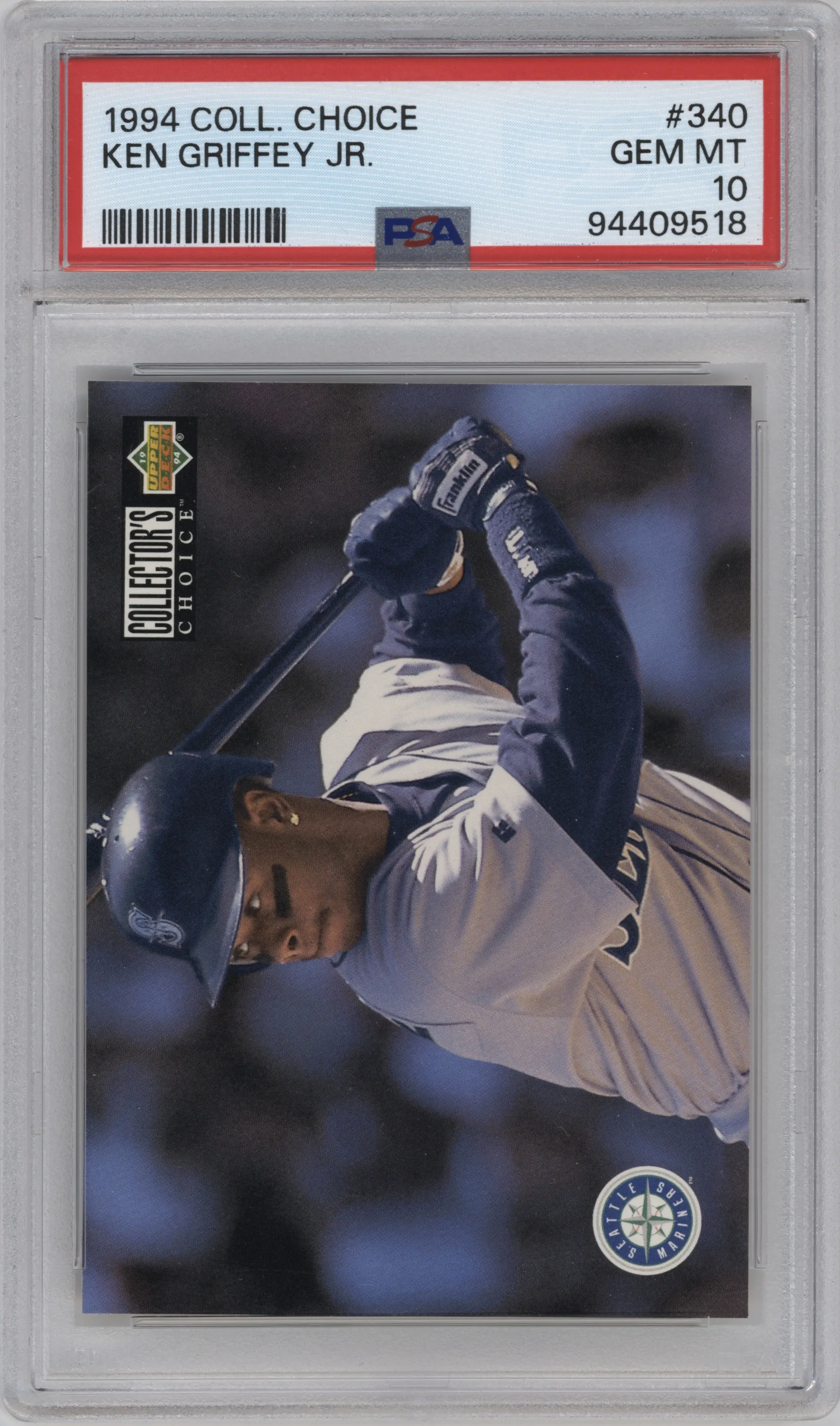 1994 Upper Deck Collector’s Choice Ken Griffey Jr. #340 PSA 10
