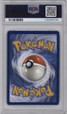Alolan Dugtrio from the 2024 Pokemon SV set graded by PSA and given an overall grade of 9.
