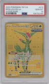 Iron Leaves ex from the 2024 Pokemon SV set graded by PSA and given an overall grade of 10.