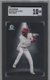 Elly De La Cruz from the 2023 Bowman  set graded by SGC and given an overall grade of 10.