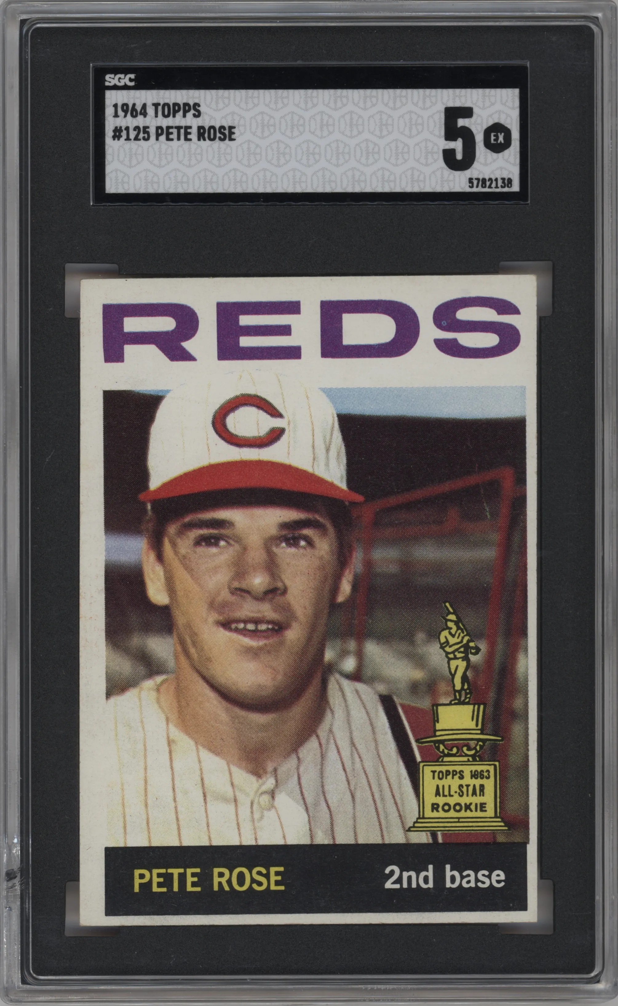 1964 Topps Pete Rose #125 SGC 5