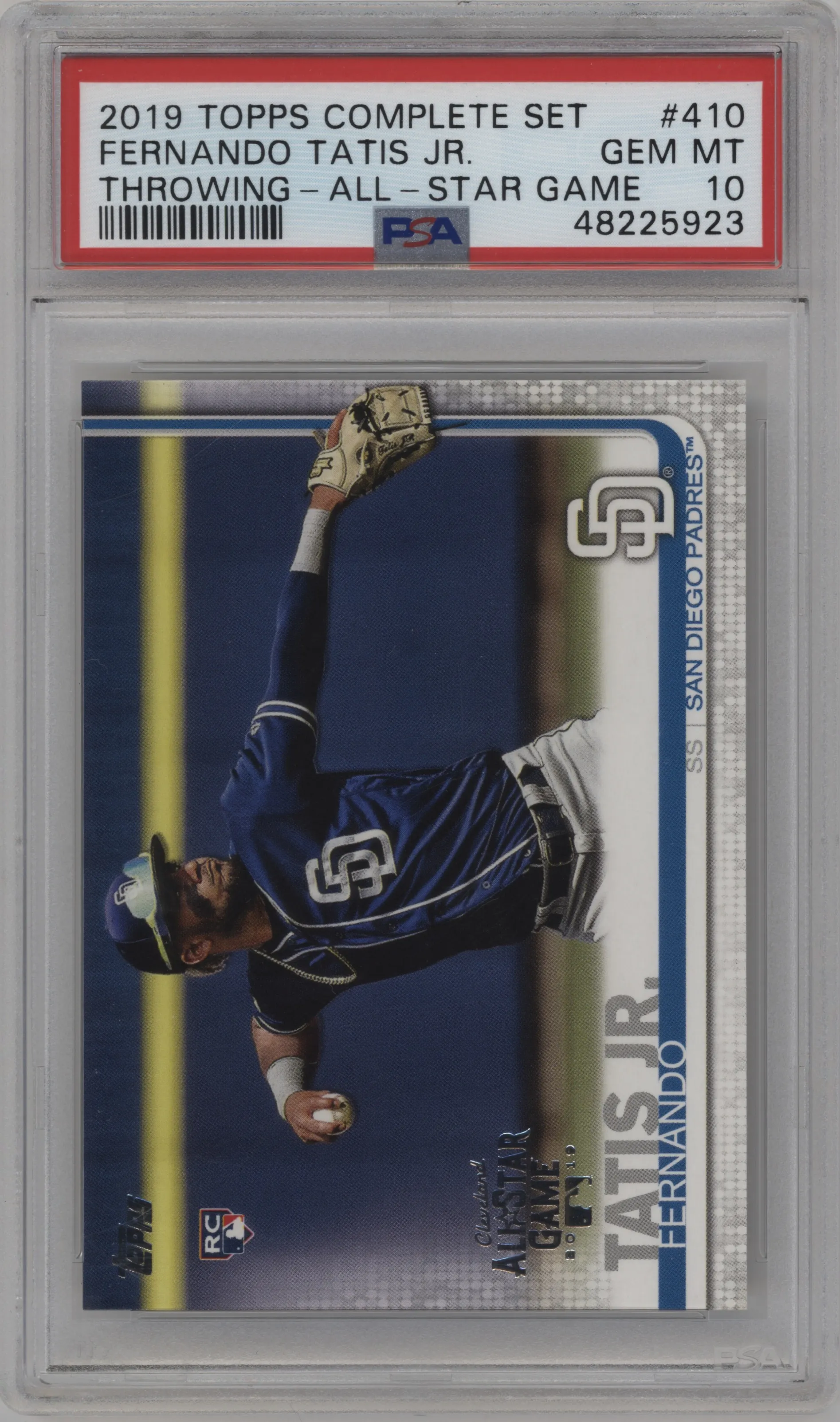 2019 Topps Series 2 Fernando Tatis Jr. All-Star Game PSA 10