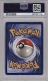 Gengar from the 1999 Pokemon set graded by PSA and given an overall grade of 8.