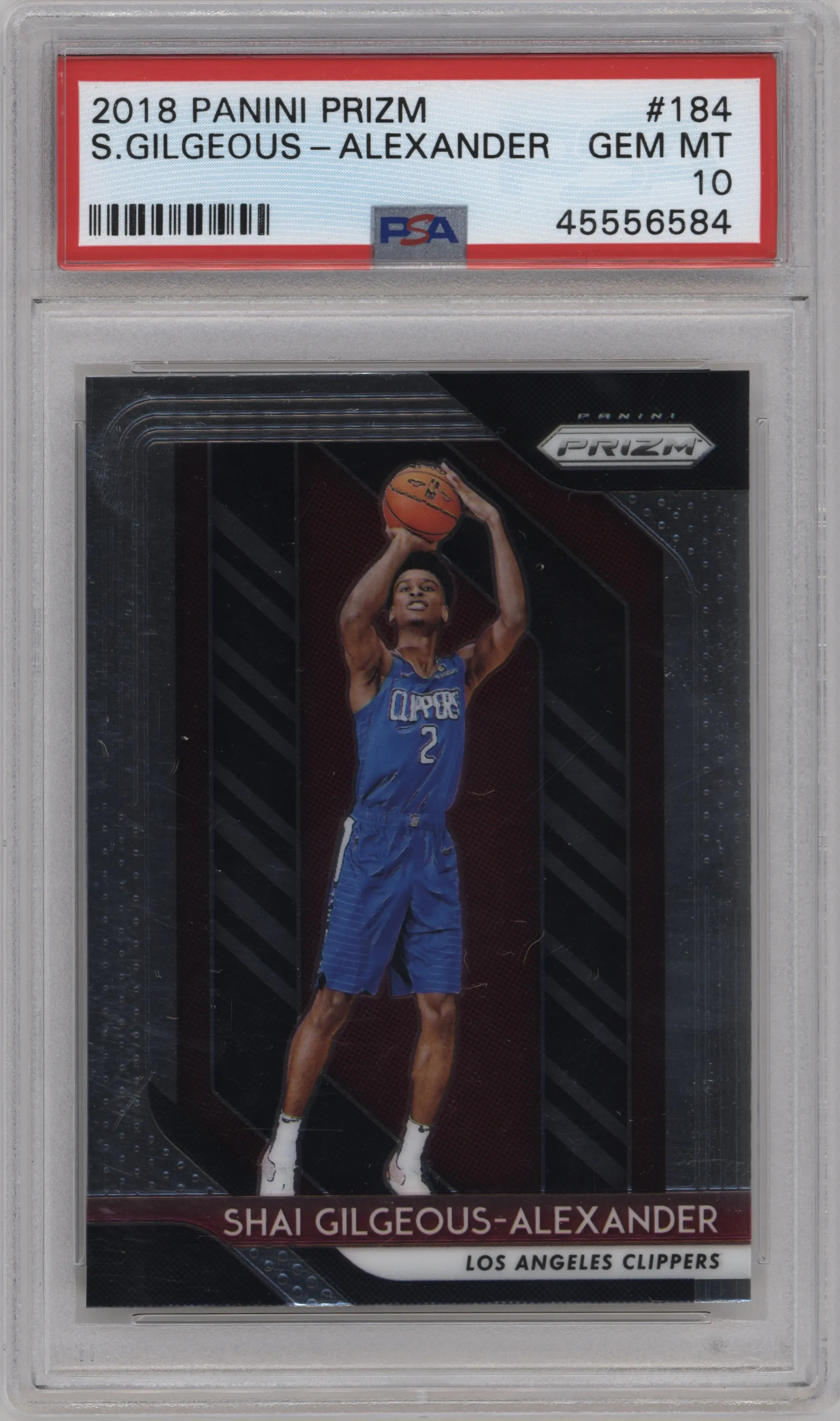 2018 Panini Prizm Shai Gilgeous-Alexander PSA 10