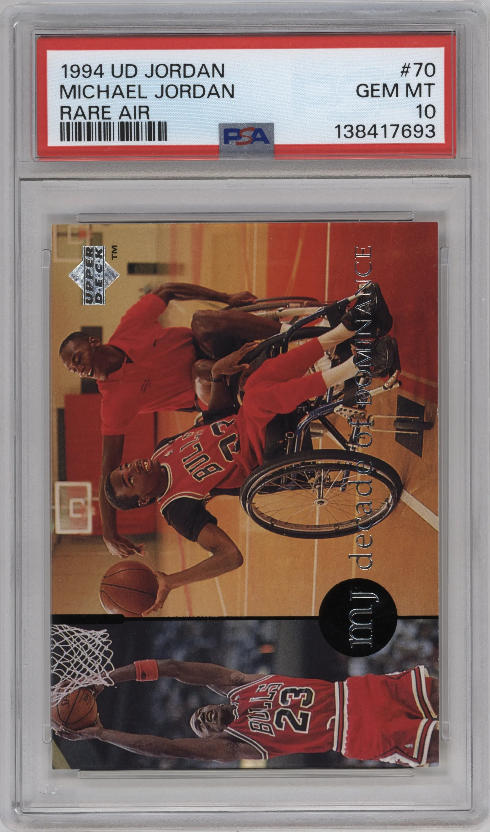 1994 Upper Deck Jordan Rare Air Michael Jordan #70 PSA 10
