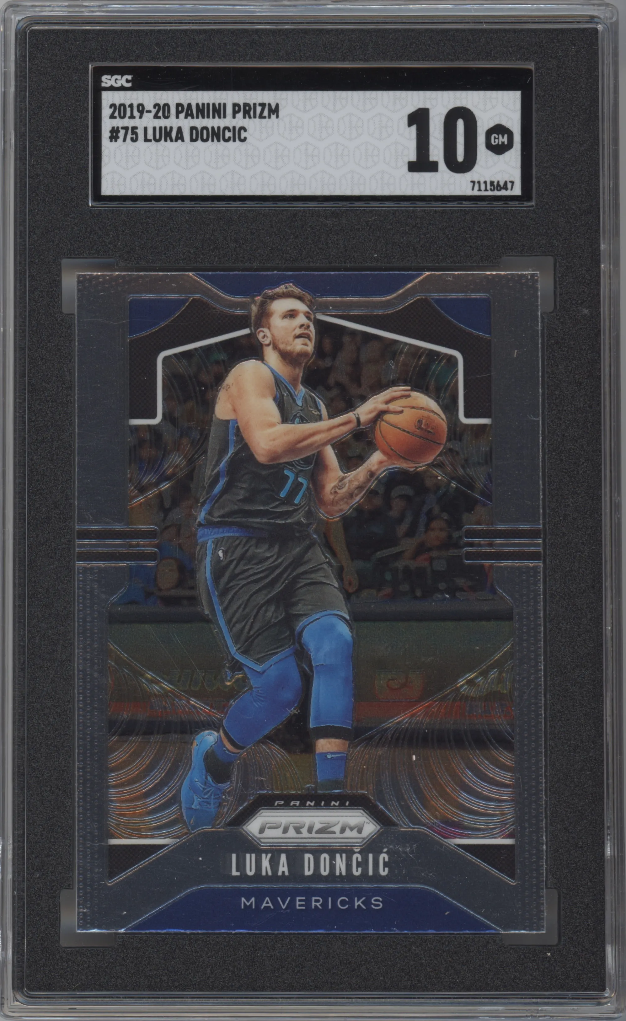 2019 Panini Prizm Luka Doncic SGC 10