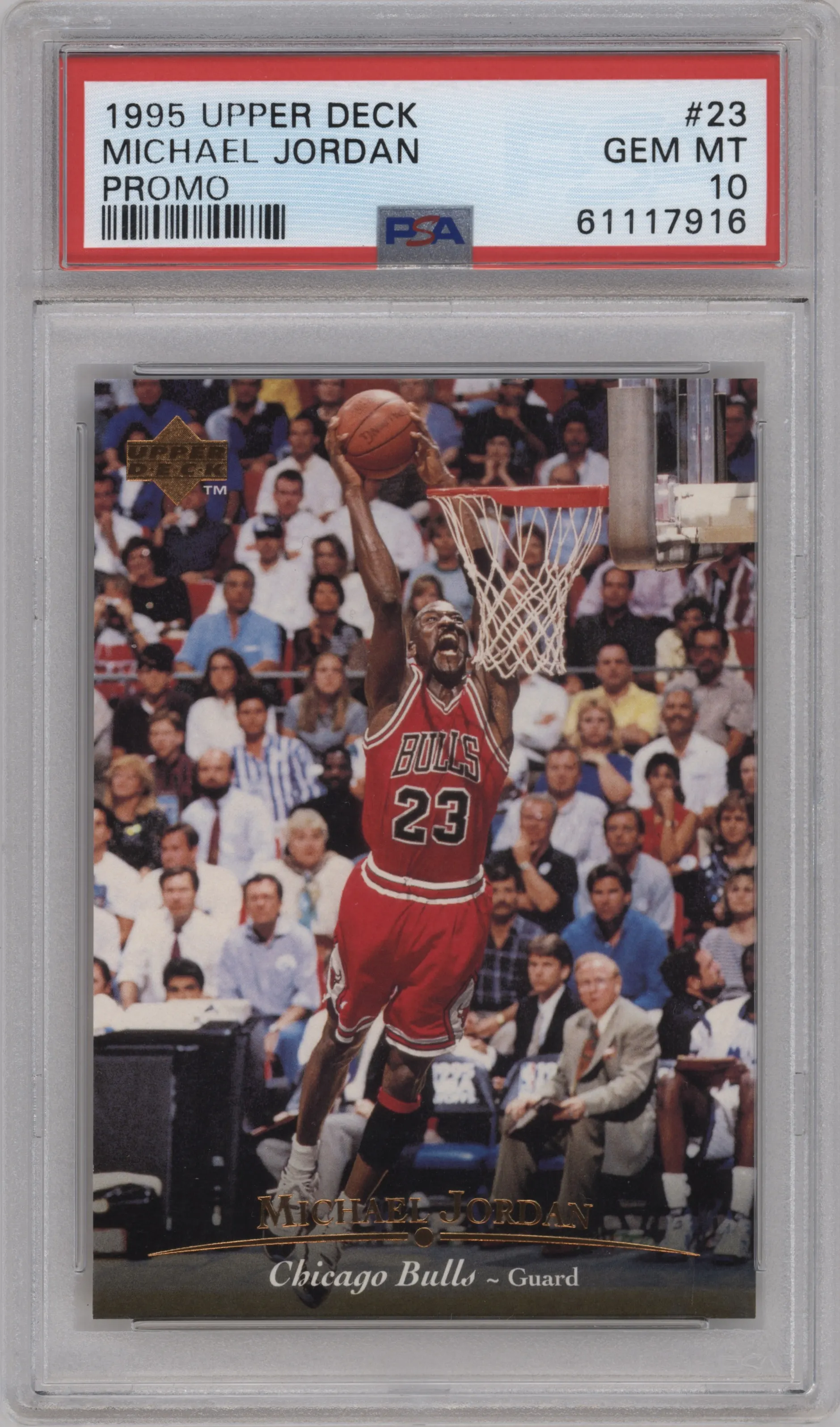 1995 Upper Deck Michael Jordan Promo #23 PSA 10