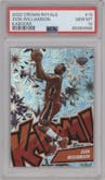 Zion Williamson from the 2022-23 Panini Crown Royale set graded by PSA and given an overall grade of 10.