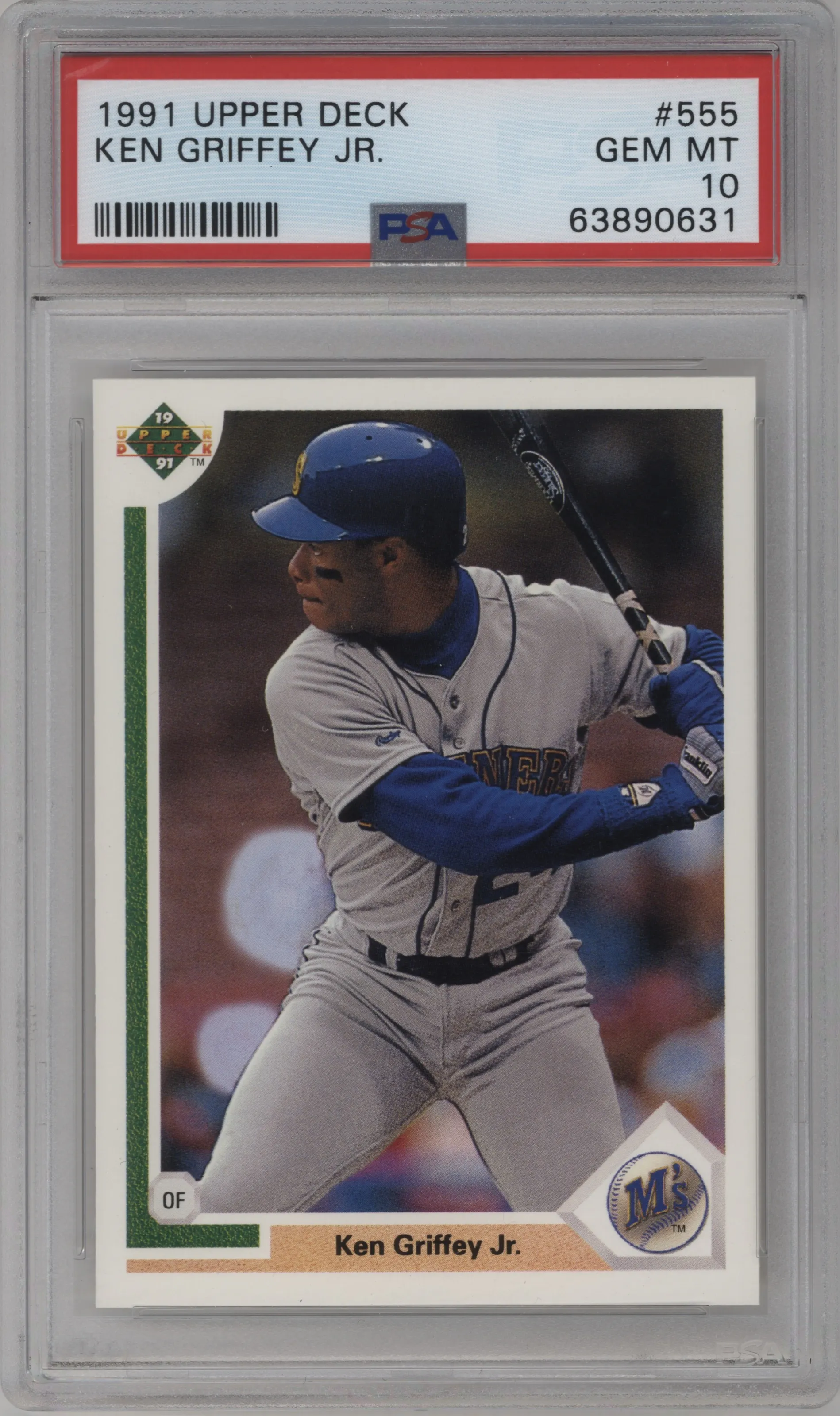 1991 Upper Deck Ken Griffey Jr. #555 PSA 10