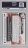 Aaron Judge from the 2017 Bowman set graded by PSA and given an overall grade of 9.