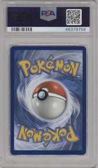 Vileplume GX from the 2019 Pokemon S&M  set graded by PSA and given an overall grade of 10.