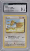 Doduo from the 1999 Pokemon set graded by CSG and given an overall grade of 8.5.