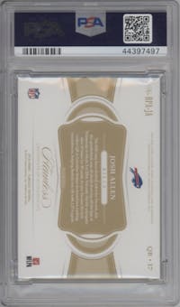 Josh Allen  from the 2018 Panini Flawless set graded by PSA and given an overall grade of 10.