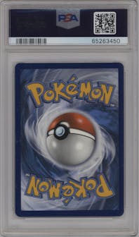 Lugia EX from the 2015 Pokemon XY set graded by PSA and given an overall grade of 10.