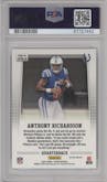 Anthony Richardson from the 2023 Panini Prizm set graded by PSA and given an overall grade of 10.