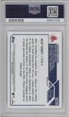 Triston Casas from the 2023 Topps Chrome Update Series Sapphire Edition set featuring a Orange parallel graded by PSA and given an overall grade of 10.