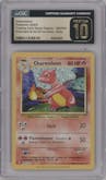 Charmeleon from the 2023 Pokemon CLC set graded by CSG and given an overall grade of 10.
