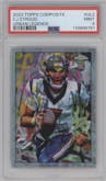 CJ Stroud from the 2023 Topps Composite set graded by PSA and given an overall grade of 9.