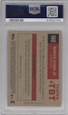 Ronald Acuna Jr. from the 2018 Topps Throwback Thursday set graded by PSA and given an overall grade of 10.