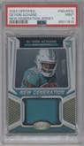 De'Von Achane from the 2023 Panini Certified set graded by PSA and given an overall grade of 9.