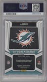 De'Von Achane from the 2023 Panini Certified set graded by PSA and given an overall grade of 9.