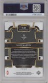 Kate Martin from the 2024 Panini Select WNBA set featuring a Silver Flash Prizm  parallel graded by PSA and given an overall grade of 10.