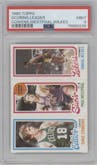 Jamaal Wilkes/Paul Westphal/Dave Cowens from the 1980-81 Topps set graded by PSA and given an overall grade of 9.
