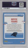 Bryce Young from the 2023 Donruss Optic set featuring a Blue Scope parallel graded by PSA and given an overall grade of 10.