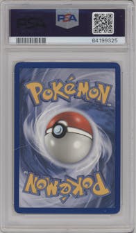Pikachu from the 2006 Pokemon set featuring a 10th Anniversary Journey Across America parallel graded by PSA and given an overall grade of 9.
