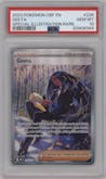 Geeta from the 2023 Pokemon SV set graded by PSA and given an overall grade of 10.
