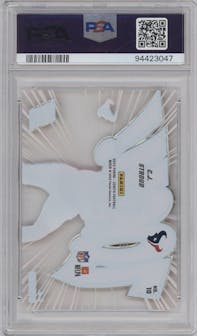 C.J. Stroud from the 2023 Panini Zenith set graded by PSA and given an overall grade of 10.