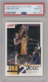 Kobe Bryant from the 2000-01 Upper Deck Victory set graded by PSA and given an overall grade of 10.
