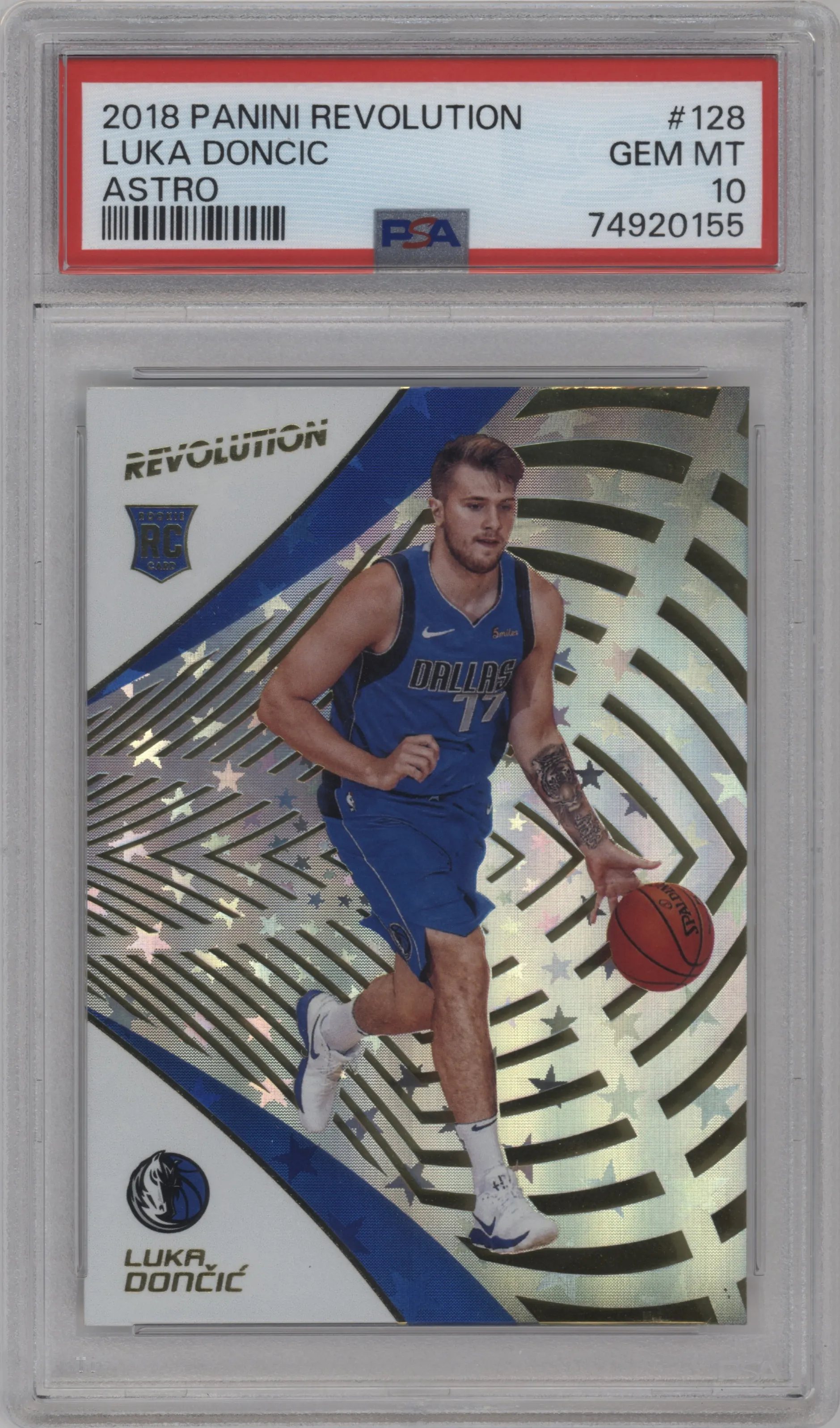 2018 Panini Revolution Luka Doncic Astro PSA 10