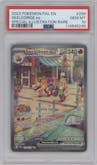 Skeledirge ex from the 2023 Pokemon SV set graded by PSA and given an overall grade of 10.